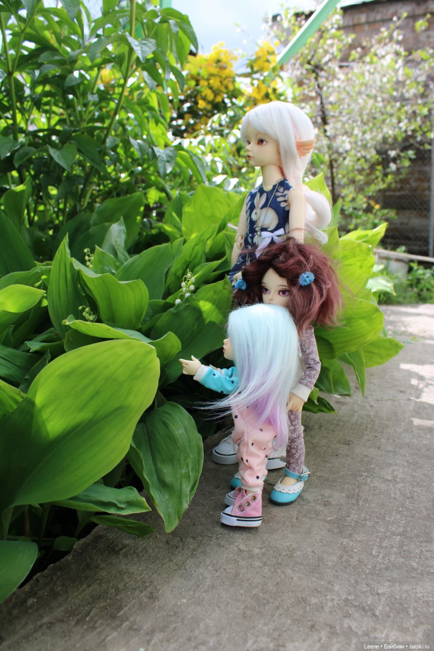 Прогулка в весеннем саду — Фотоистории с куклами BJD (БЖД): сериалы
