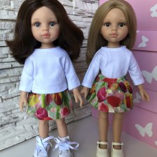 Комплект для куклы и дочки формата Паола Рейна(Paola Reina)