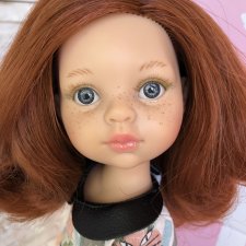 Кристи с кошками, каштановые волосы, серые глаза, от Паола Рейна(Paola Reina)