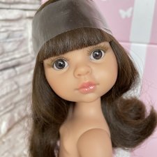 Кэрол с челкой шатенка, с карими глазами, Паола Рейна(Paola Reina), нюд