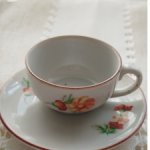 Фарфоровая чайная пара