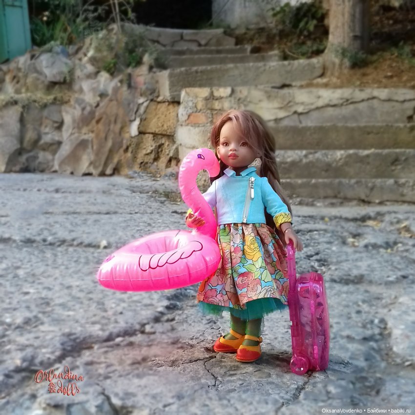 OOAK Paola Reina (Maly) Adel 13” - 33 cm vinyl doll repainted by Oksana Vovdenko