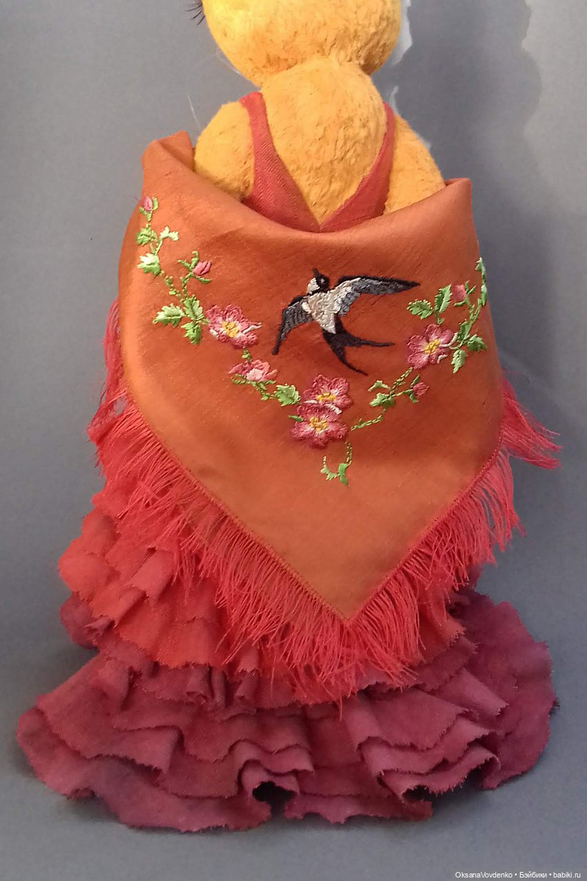 Вероника (Фламенко) ООАК кошечка тедди Автор: Оксана Вовденко (Орландина)