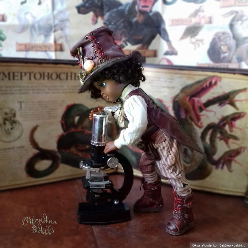 OOAK Paola Reina (Nora) Keanu 13” - 33 cm vinyl doll repainted by Oksana Vovdenko