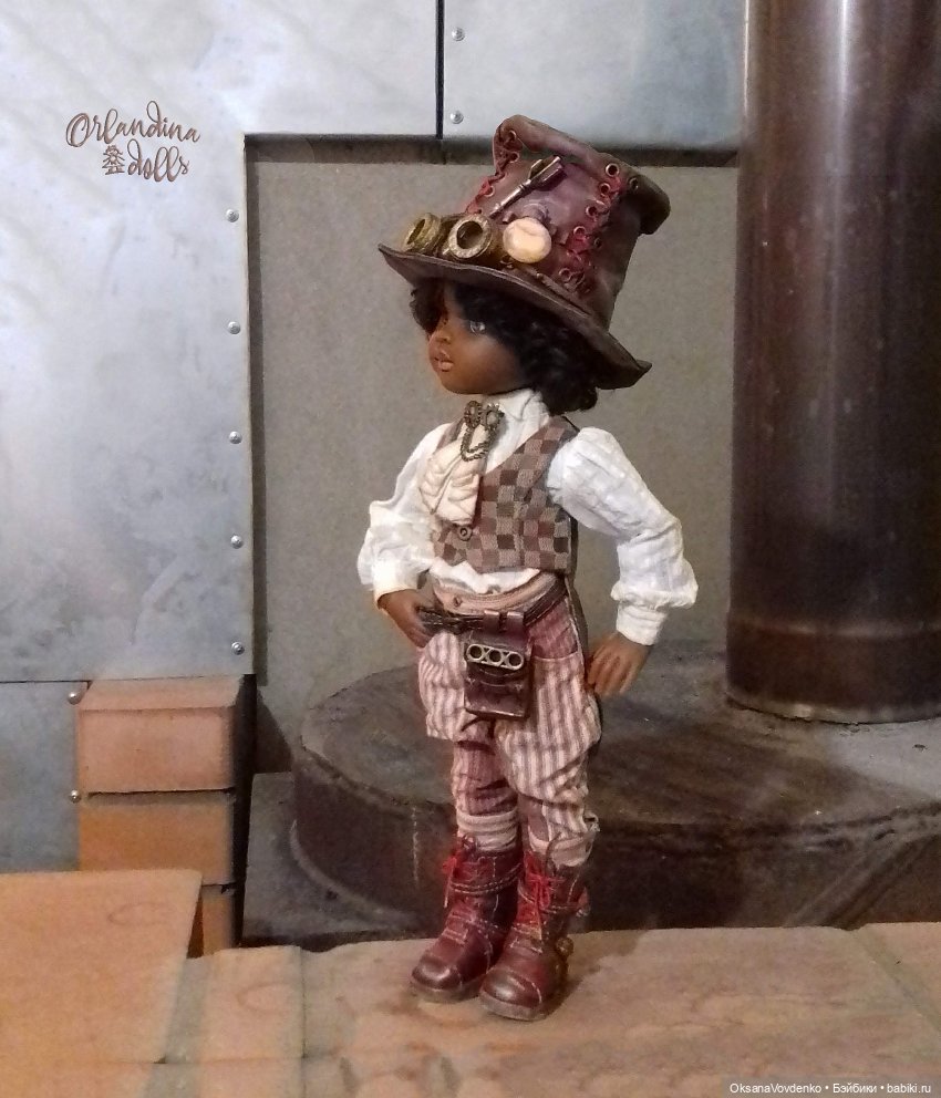 OOAK Paola Reina (Nora) Keanu 13” - 33 cm vinyl doll repainted by Oksana Vovdenko