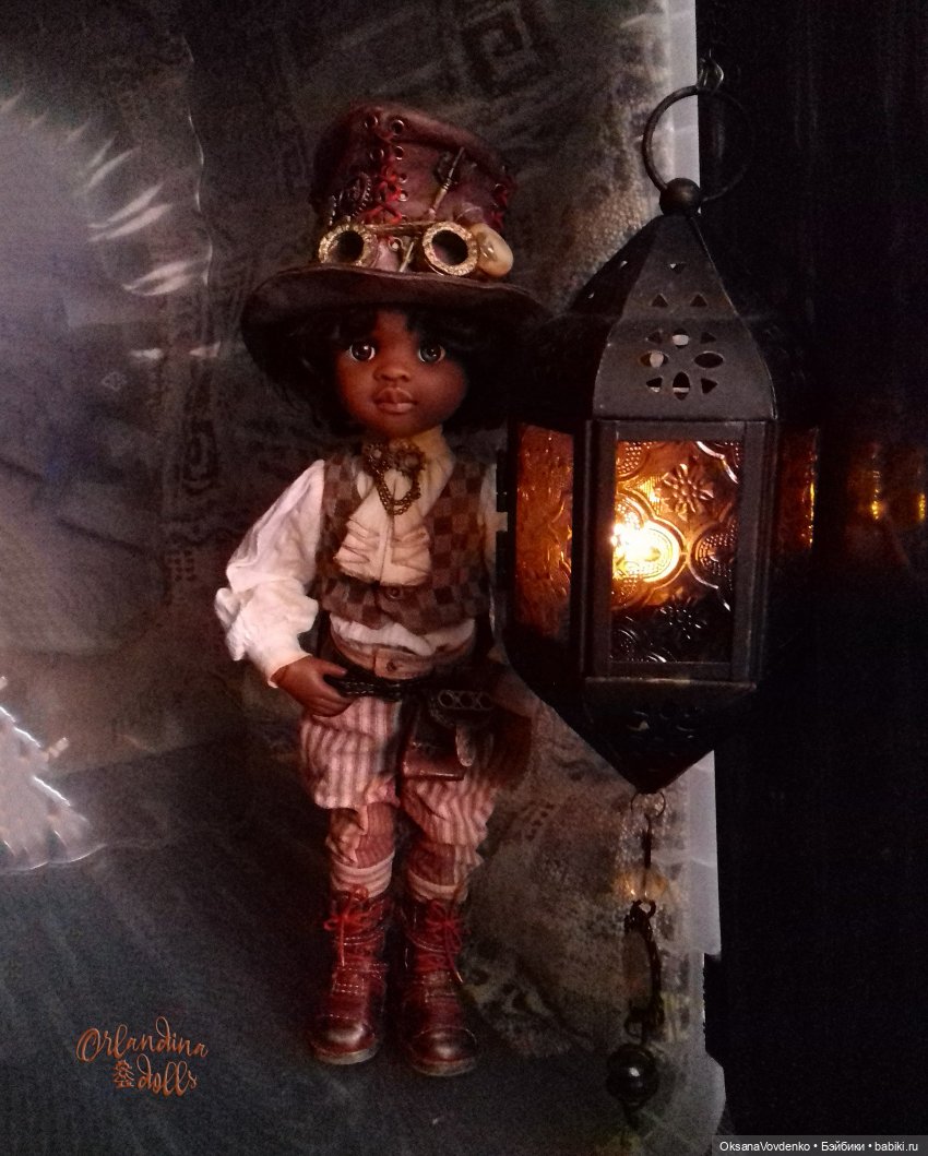 OOAK Paola Reina (Nora) Keanu 13” - 33 cm vinyl doll repainted by Oksana Vovdenko