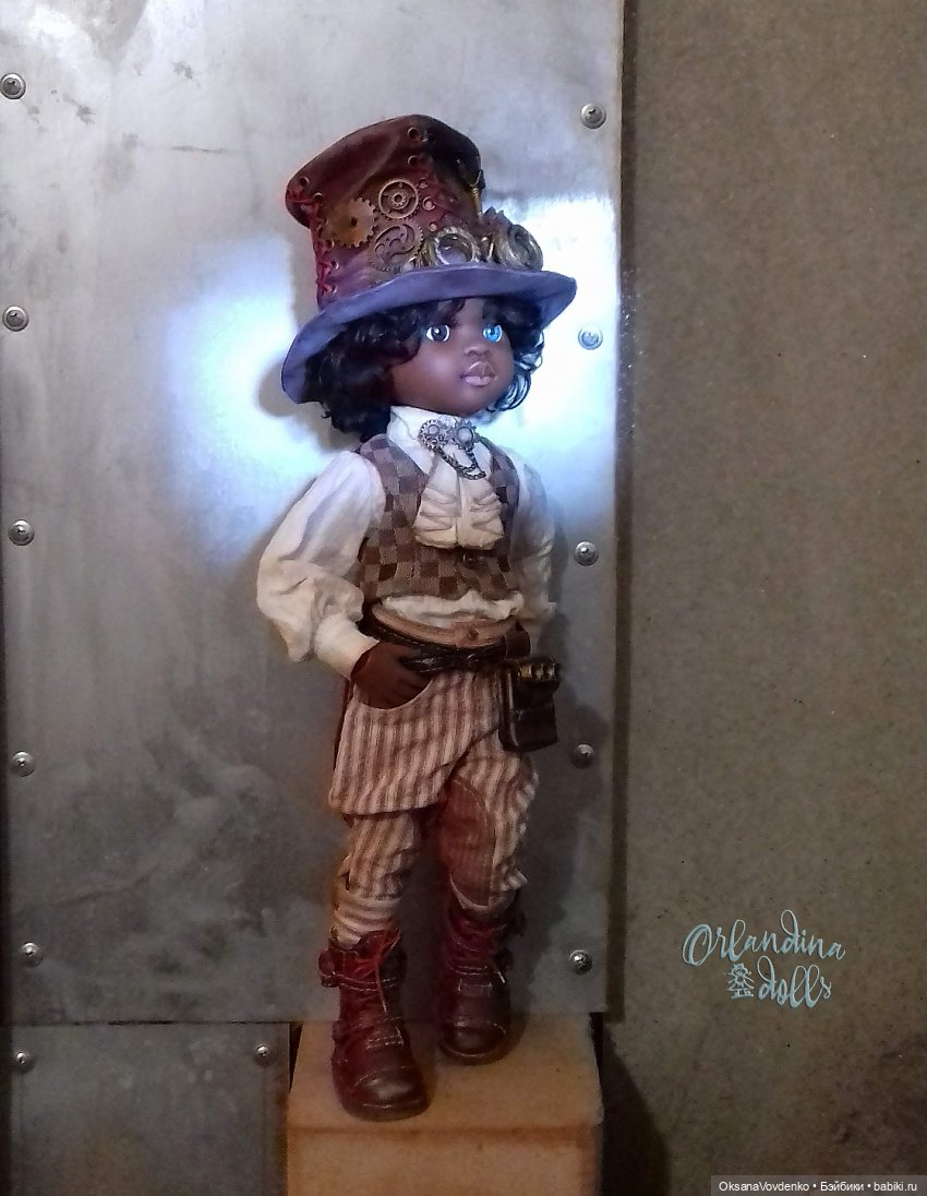 OOAK Paola Reina (Nora) Keanu 13” - 33 cm vinyl doll repainted by Oksana Vovdenko