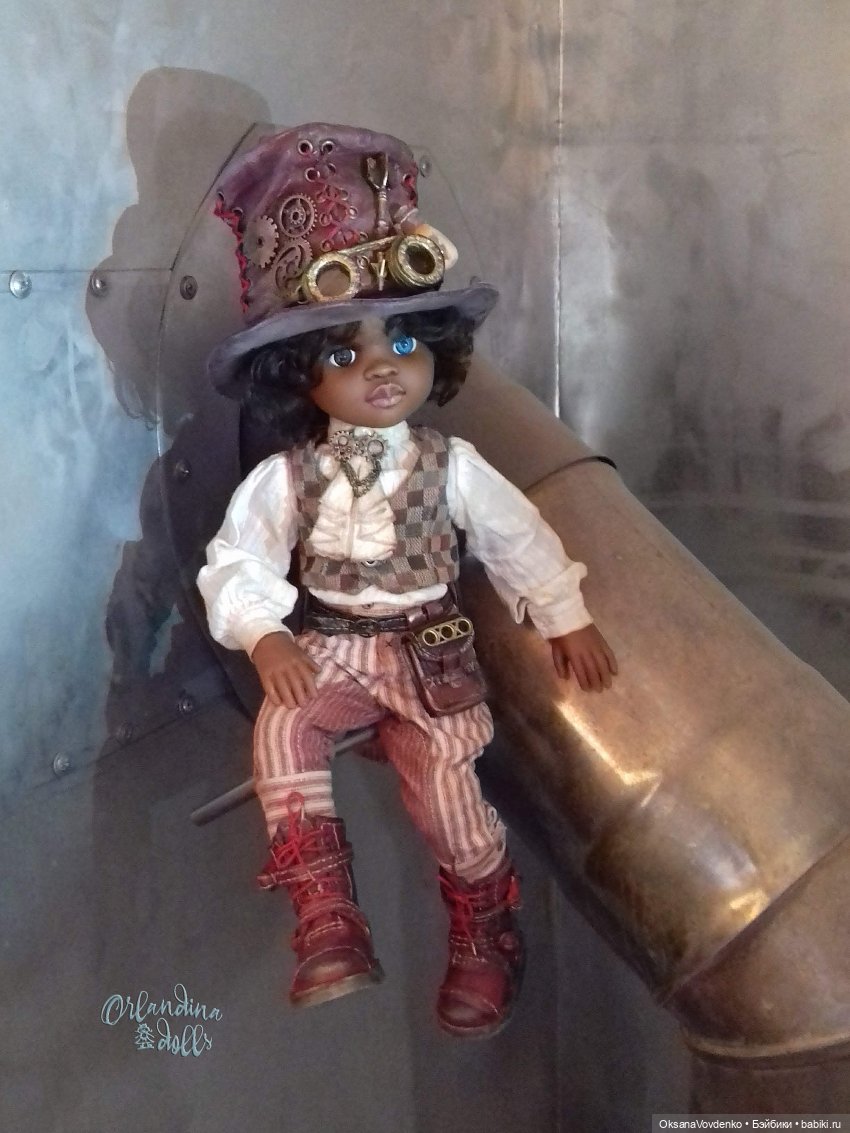 OOAK Paola Reina (Nora) Keanu 13” - 33 cm vinyl doll repainted by Oksana Vovdenko