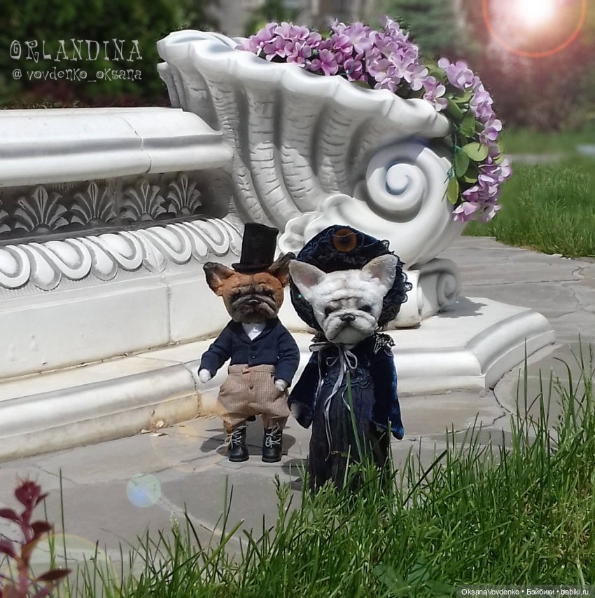 ООАК тедди бульдоги в авторских аутфитах от Оксаны Вовденко (Орландины)