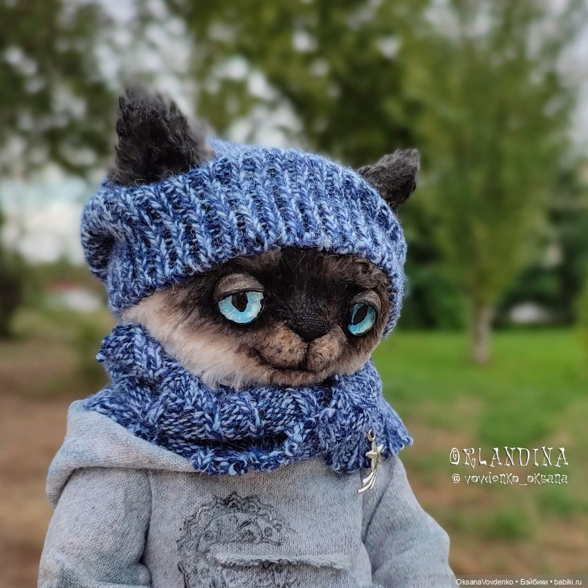 ООАК тедди котик от Орландины