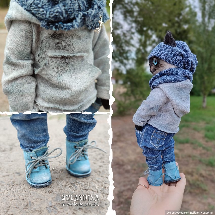 ООАК тедди котик от Орландины