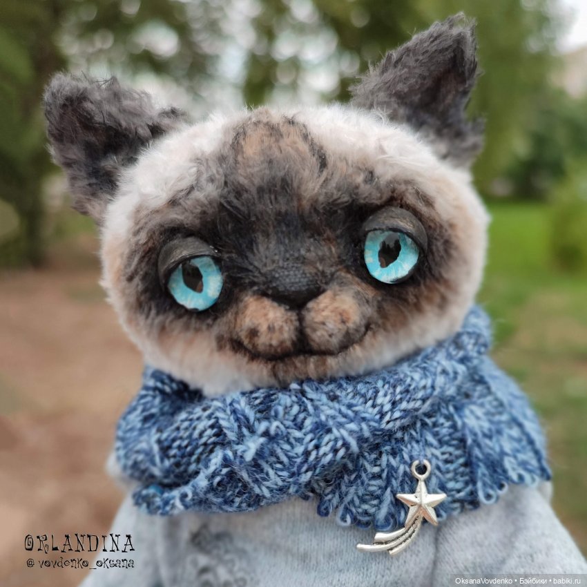ООАК тедди котик от Орландины