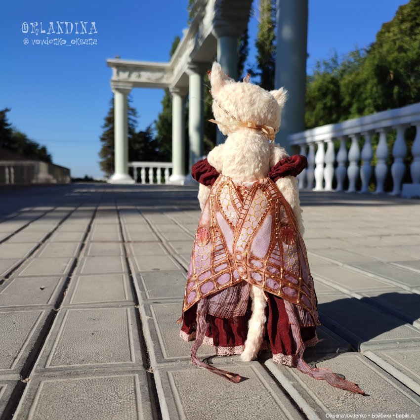 ООАК тедди кошечка Венера от Орландины