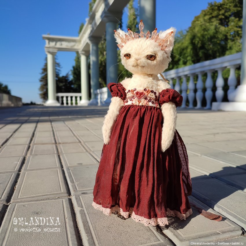 ООАК тедди кошечка Венера от Орландины