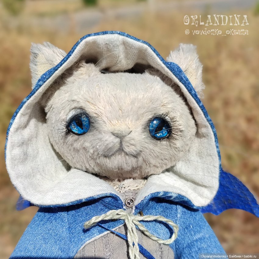 ООАК тедди кошечка Вивьен от Орландины