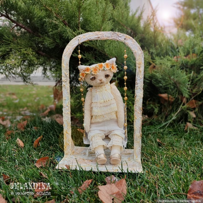 ООАК кошечка тедди Венди от Орландины