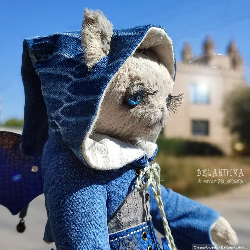 ООАК тедди кошечка Вивьен от Орландины