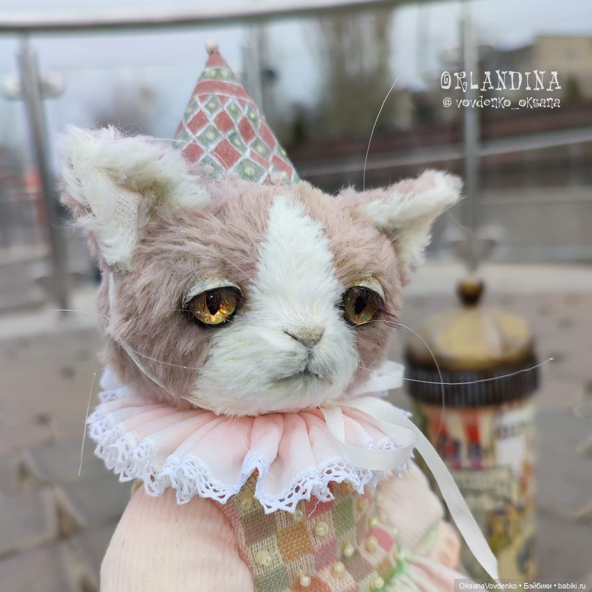 ООАК кошечка тедди Виктория от Орландины