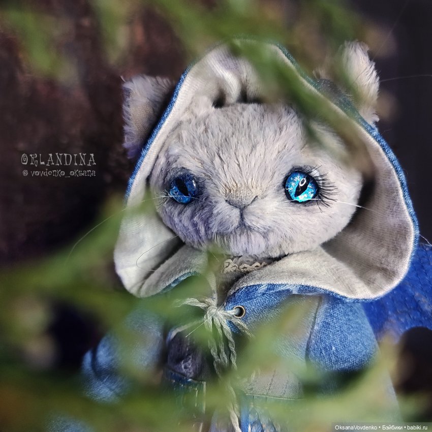 Вивьен ООАК тедди кошечка от Орландины