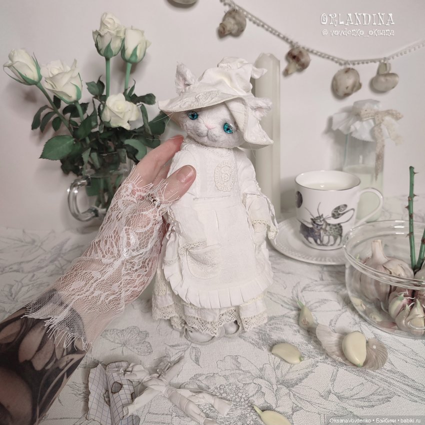 Вайнона ООАК тедди кошечка от Орландины