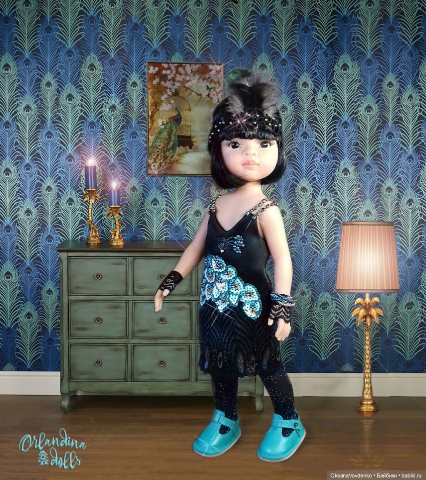 Авторский аутфит в стиле Ар-Деко для Паола Рейна от Орландины