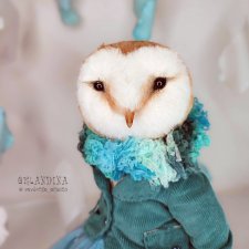 Хедвиг Поттер ООАК сова тедди от Орландины