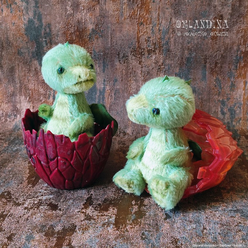 ООАК дракончики тедди от Орландины