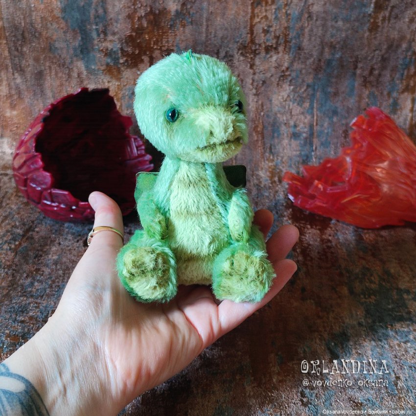 ООАК дракончик тедди от Орландины