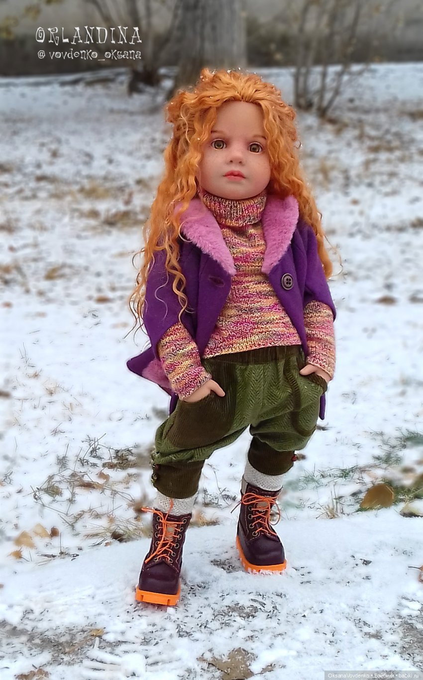 ООАК кастом куколки Готц от Орландины в авторском аутфите
