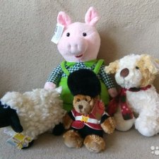 мягкие игрушки одним лотом.