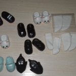 Обувь , носки для  кукол Минимир, Симба Еве ,  ob 11 см и им подобным