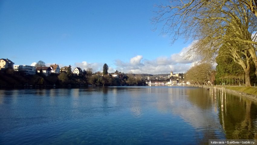 Нинка-путешественница-2. Рейн в Швейцарии