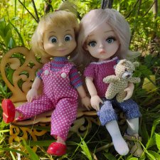 Ивка, Лучик и Машка на даче