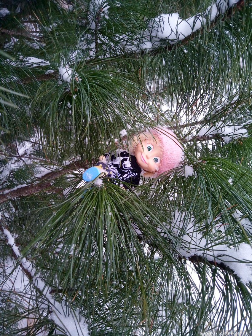 Как мы отдыхали — Куклы Маша и Медведь (Simba): Маша в кармашке (фото 6)