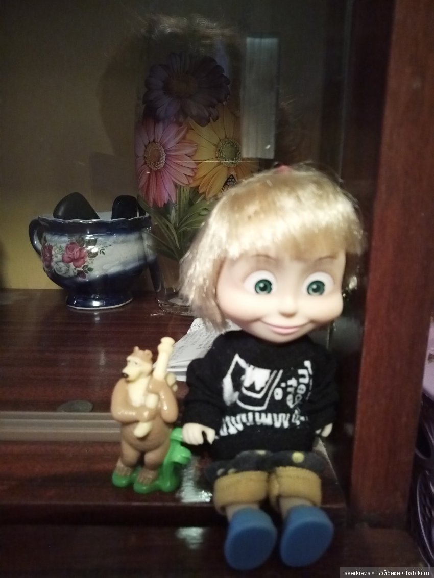 Как мы отдыхали — Куклы Маша и Медведь (Simba): Маша в кармашке