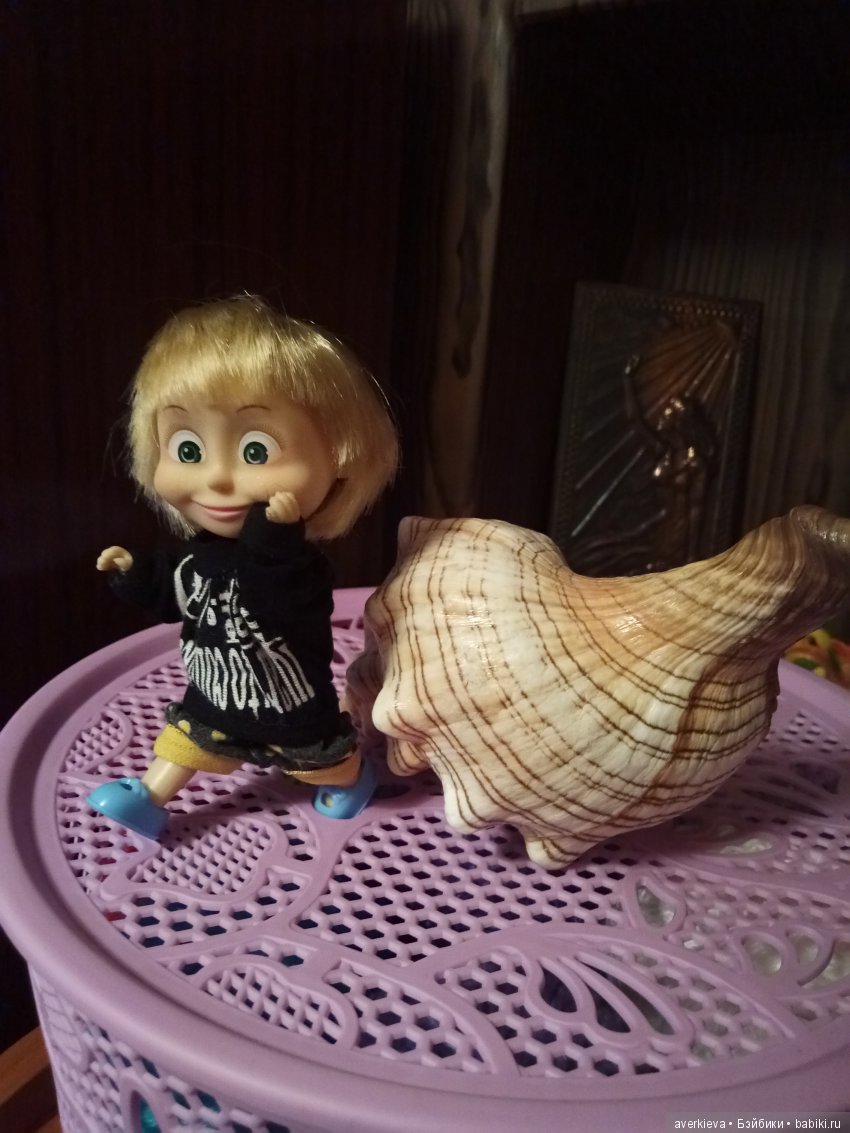 Как мы отдыхали — Куклы Маша и Медведь (Simba): Маша в кармашке