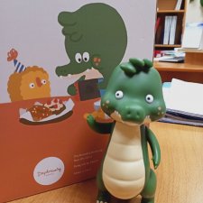Коллекционный милый крокодильчик Sean,полностью винил Коллекционный милый крокодильчик Sean,полностью винил