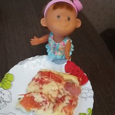 Пицца- пятиминутка...Анфиска- пекарь любитель...