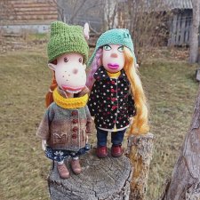 Сестры Шоу...Алина и Симона.Мои странные куклы