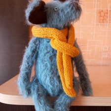 Голубой щенок