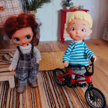 Санька в гостях