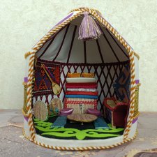 Модель казахской юрты