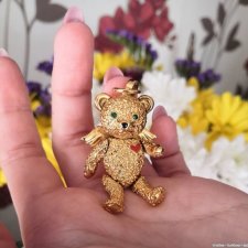 Брошь-подвеска Тедди ангел Брошь-подвеска Тедди ангел