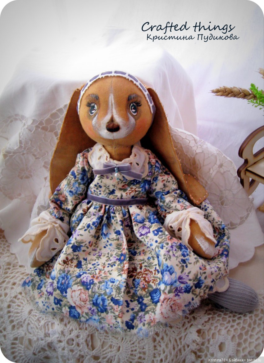 Мои кофейные зайки — Текстильные игрушки и примитивы: кофейные (фото 5)