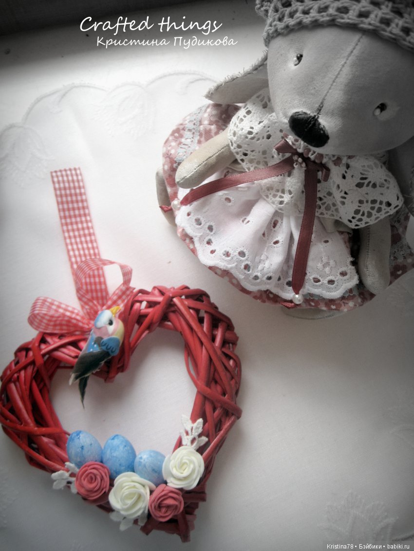 Мои кофейные зайки — Текстильные игрушки и примитивы: кофейные