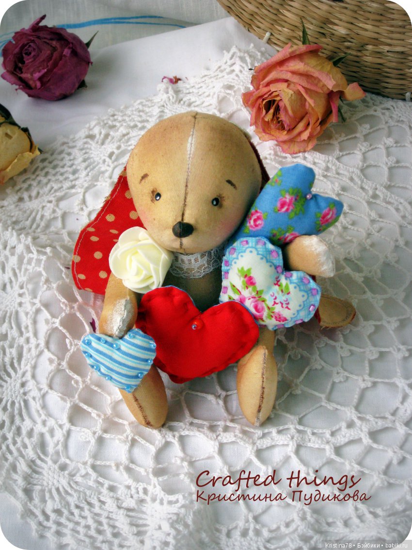Мои кофейные зайки — Текстильные игрушки и примитивы: кофейные