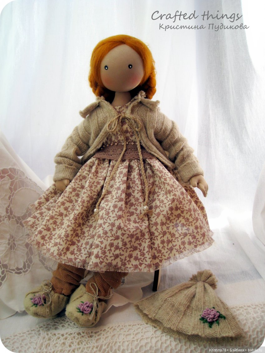 Знакомьтесь - Магда — Авторские текстильные куклы: Вальдорфские (фото 3)