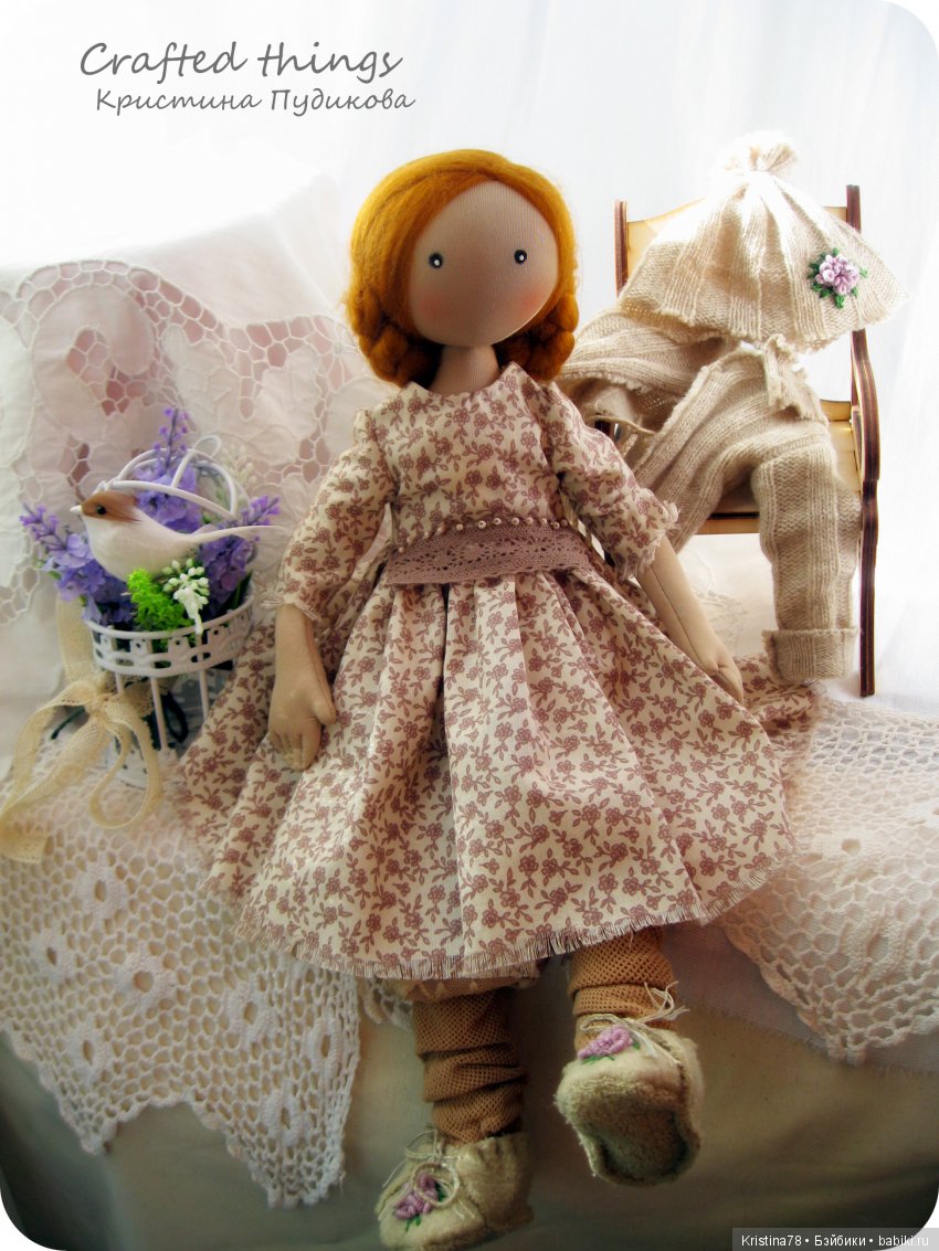 Знакомьтесь - Магда — Авторские текстильные куклы: Вальдорфские (фото 4)