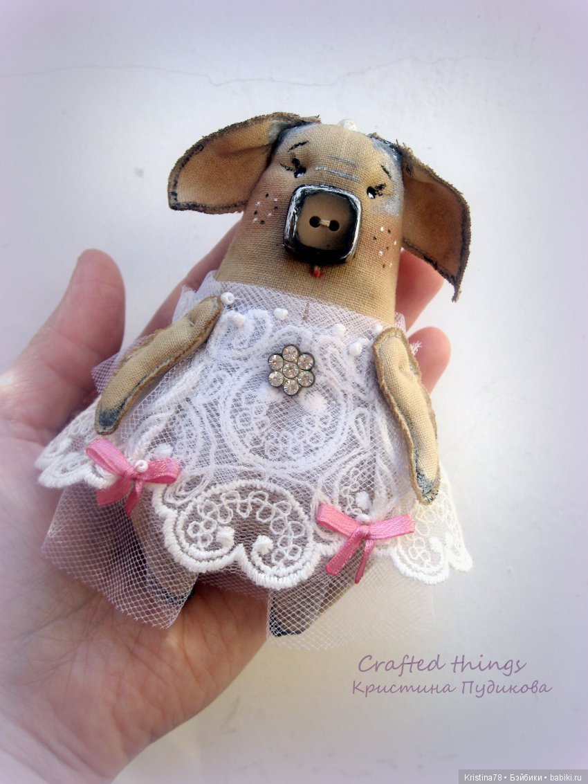 Моя новенькая — Текстильные игрушки и примитивы: кофейные (фото 6)