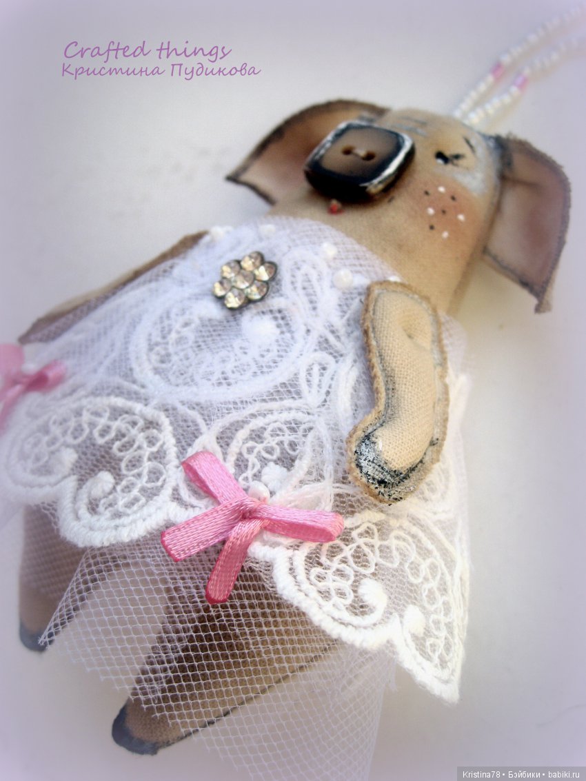 Моя новенькая — Текстильные игрушки и примитивы: кофейные (фото 2)